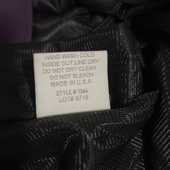 Lavender Brand Dark Purple Skirt with Textured Design Woman Size Medium - Picture 7 of 10